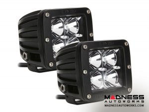 Pair Dually Flood Lights by Rigid Industries - Black Housing